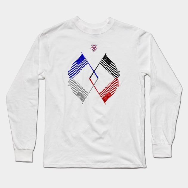 PROTECT FREEDOM Long Sleeve T-Shirt by Plutocraxy